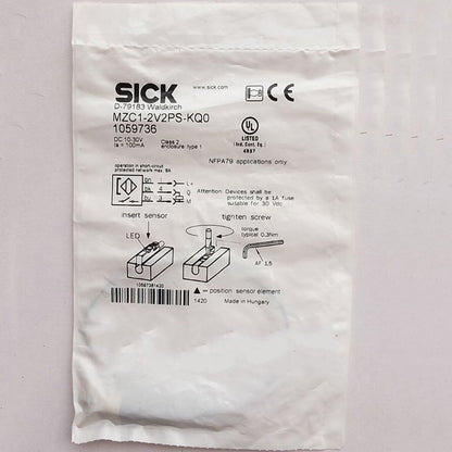 Magnetic Switch Sensor MZC1-2V2PS-KQ0 Fast - ONE SICK