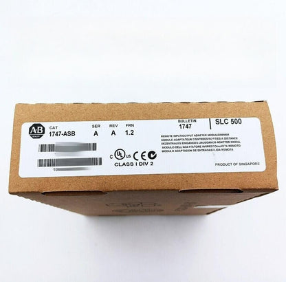 AB New In Box 1747-ASB SLC 500 Remote Adapter Module 1747 ASB Remote Adapter Module - AB