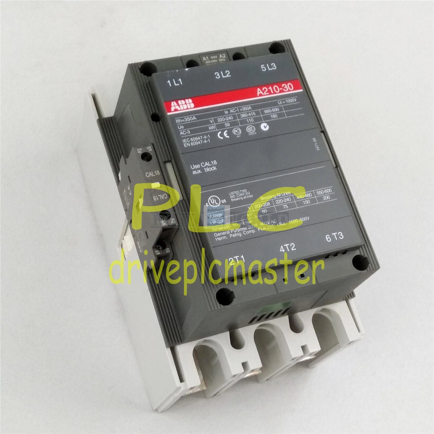1PCS ABB A210-30-11 220V AC Contactor #dr