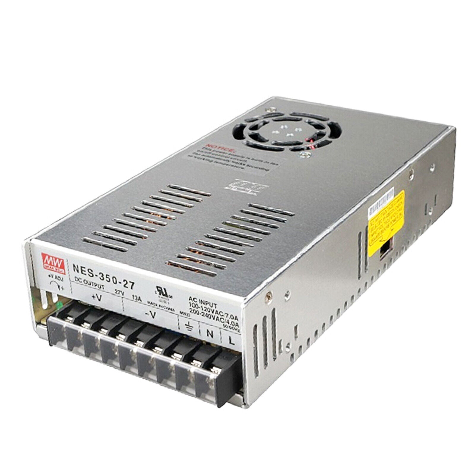 MEANWELL MW-NES-350-27 27V 13A 350W AC/DC Switching Power Supply - MEANWELL