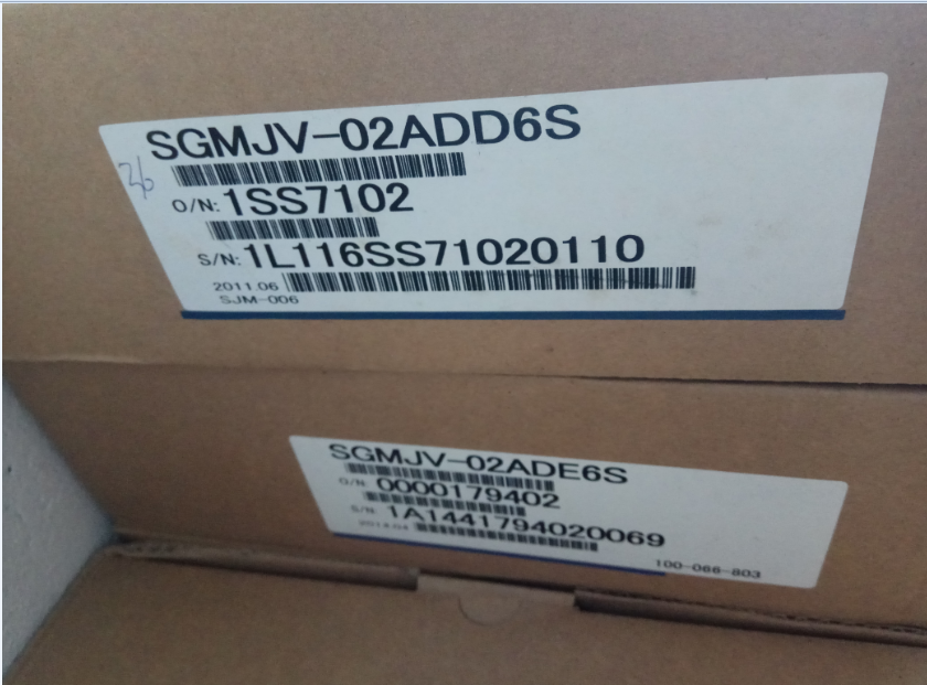YASKAWA AC SERVO MOTOR SGMJV-02ADD6S