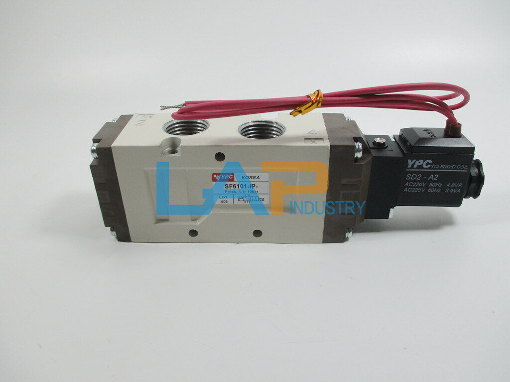 new 1PCS  For SF6101-IP AC220V Solenoid Valve 1.5-10bar