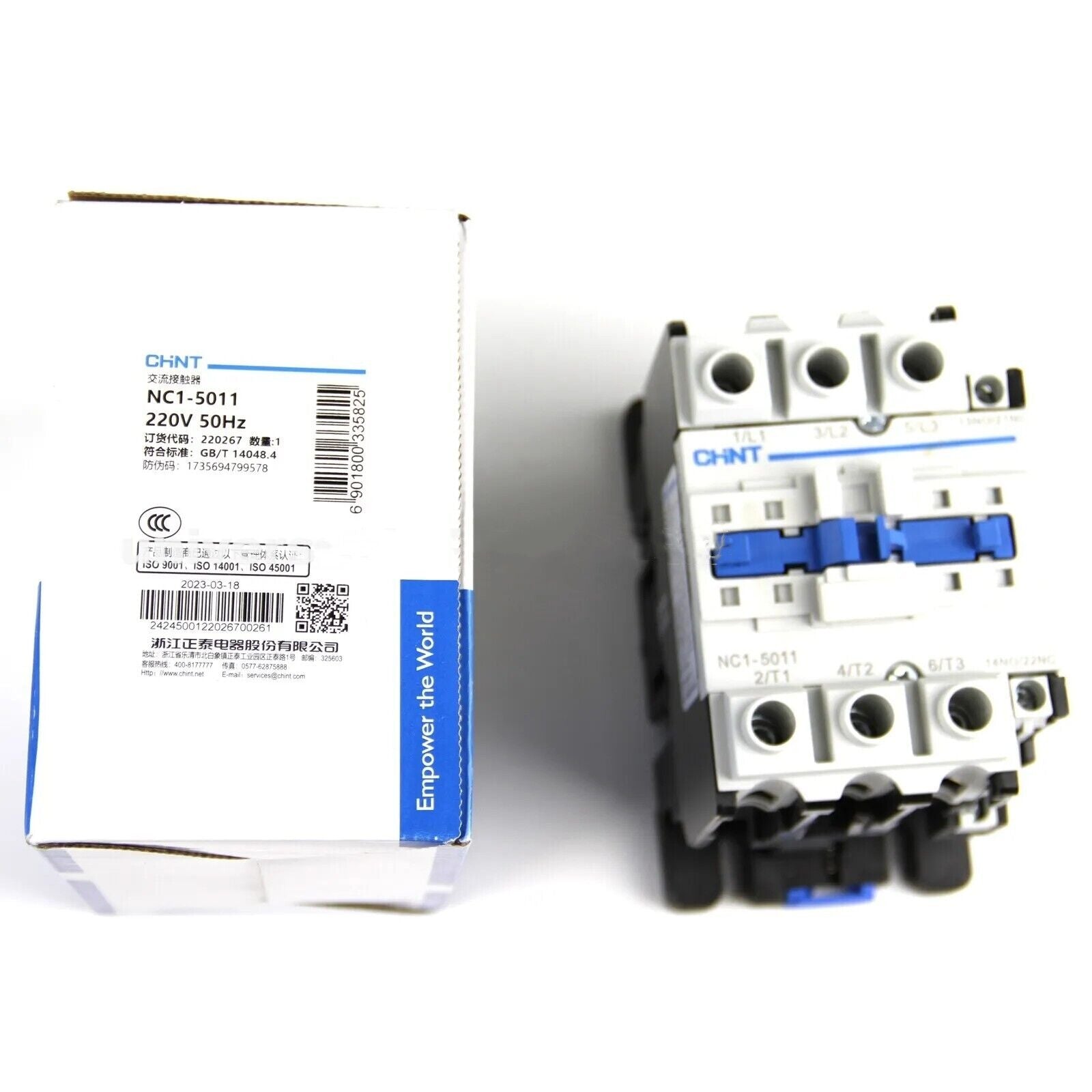 new UPS CHNT NC1-5011 NC15011 AC Contactor 220V 50Hz