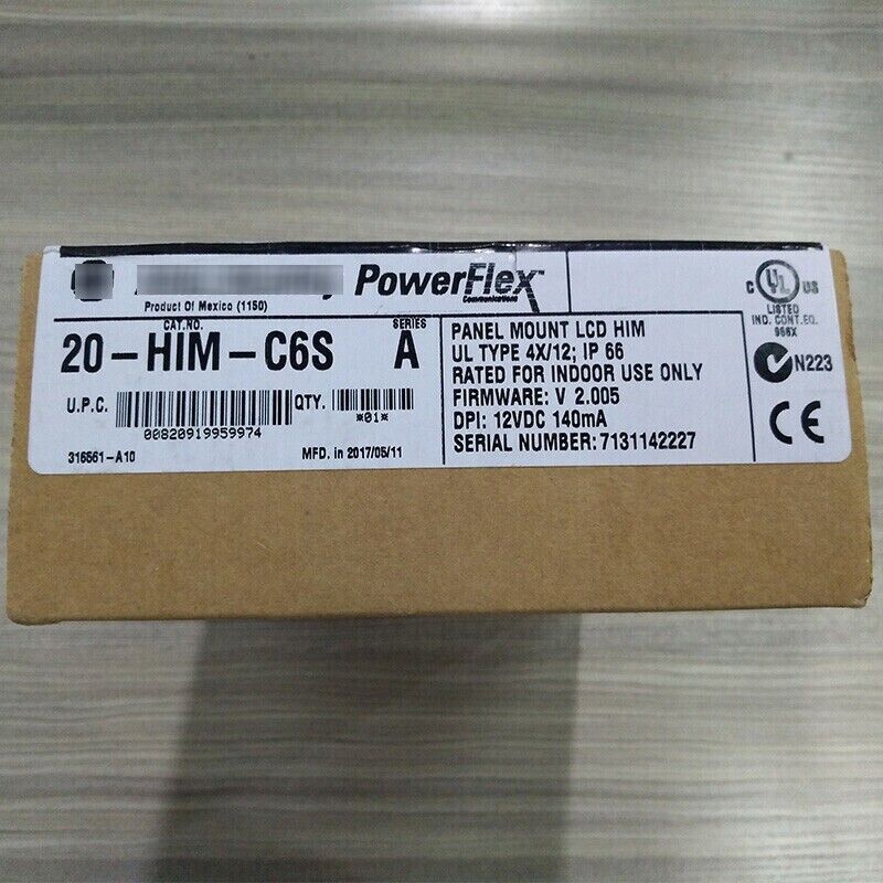 Allen Bradley 20HIMC6S Powerflex Panel Mount LCD Him - ALLEN BRADLEY