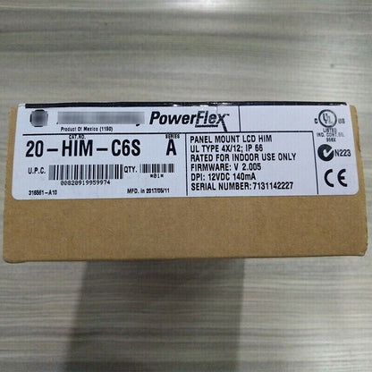 Allen Bradley 20HIMC6S Powerflex Panel Mount LCD Him - ALLEN BRADLEY