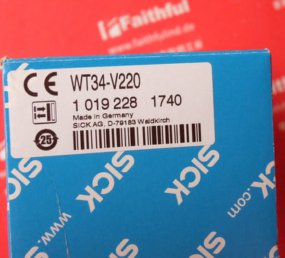 Photoelectric switch WT34-V220 ONE YEAR - SICK