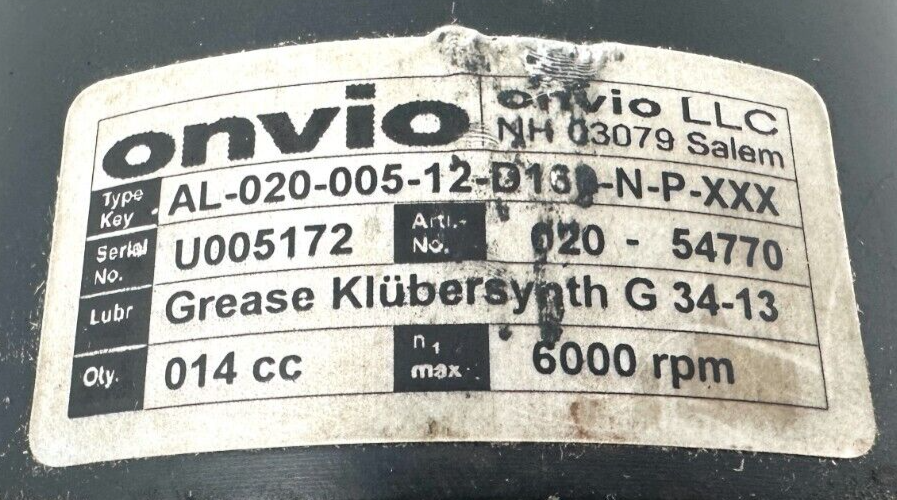 used Allen Bradley MPL-D310P-HJ22AA Servo Motor AL-020-005-12-D130-N-P-XXX - ALLEN BRADLEY