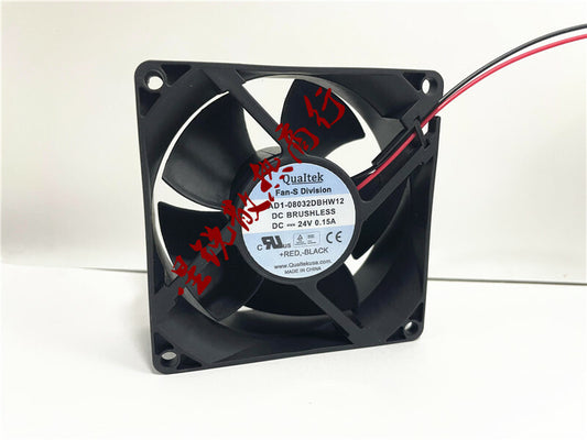 Qualtek Fan-SDivision FAD1-08032DBHW12 24V 0.15A inverter fan