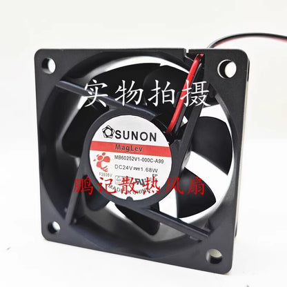 SUNON MB60252V1-000C-A99 6025 DC12V 1.68W 6CM 2-Wire Inverter Cooling Fan