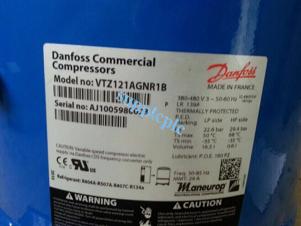 new VTZ121AGNR1B Danfoss compressors/ - DANFOSS