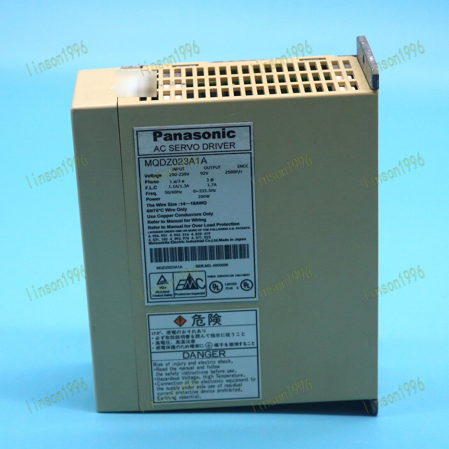 Used Panasonic MQDZ023A1A AC Servo Motor – Tested Good - PANASONIC