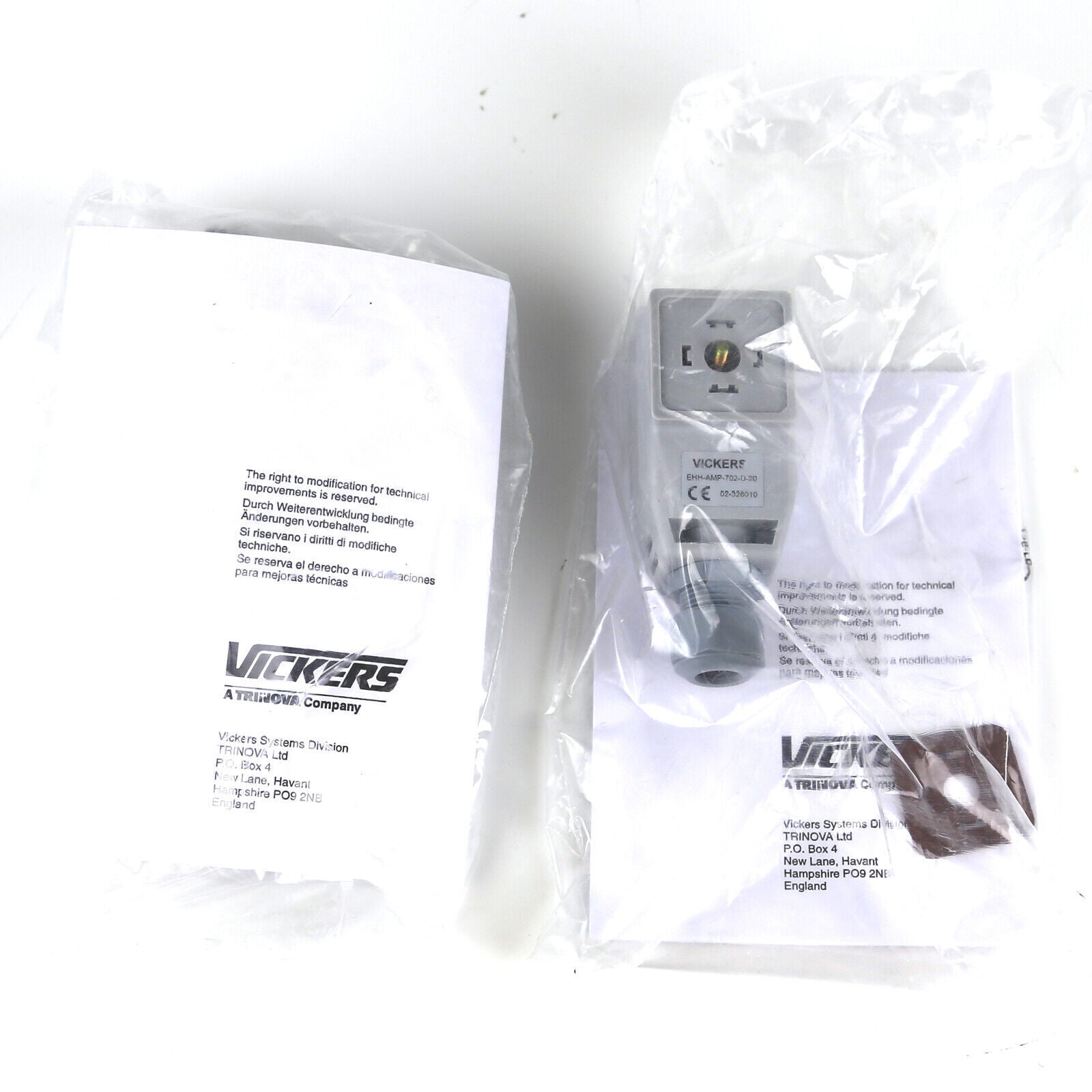 Vickers EHH-AMP-702-D-20 Amplifier Plug - VICKERS