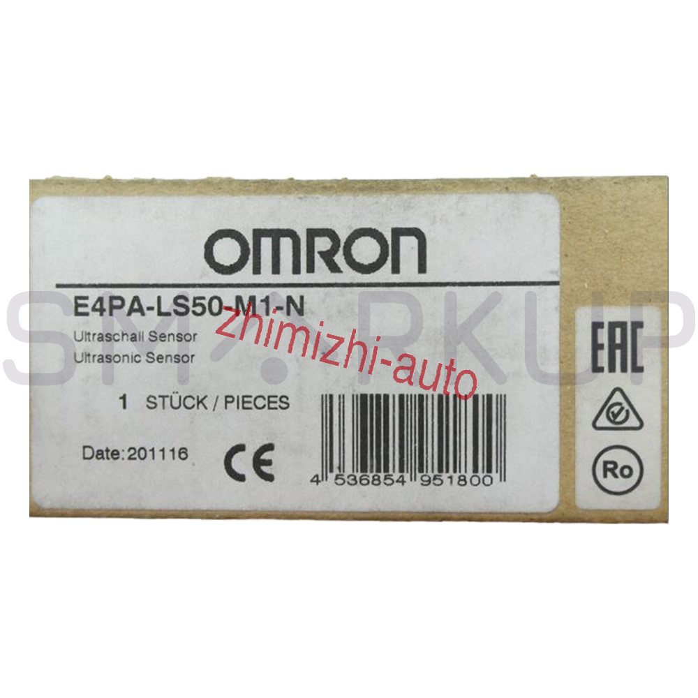 new OMRON E4PA-LS50-M1-N Ultrasonic Displacement Sensor