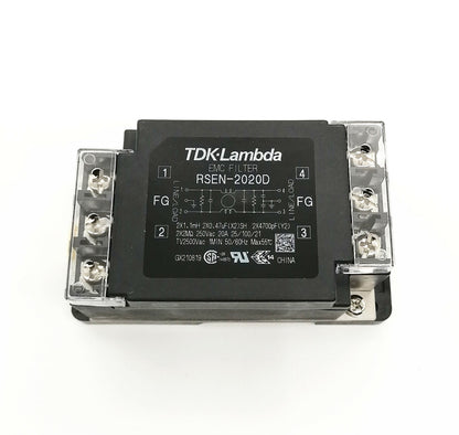 new 1pcs RSEN-2020D TDK-LAMBDA Power Line Filter EMC 20A Terminal Block DIN Rail - TDK-LAMBDA