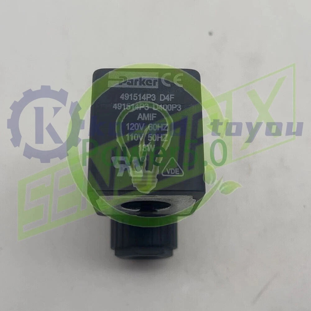 1pc Parker 491514p3 d4f 110V 13W high frequency solenoid valve coil~