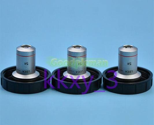 1 PCS LEICA N PLAN 5X/0.12 microscope objective lens inspected