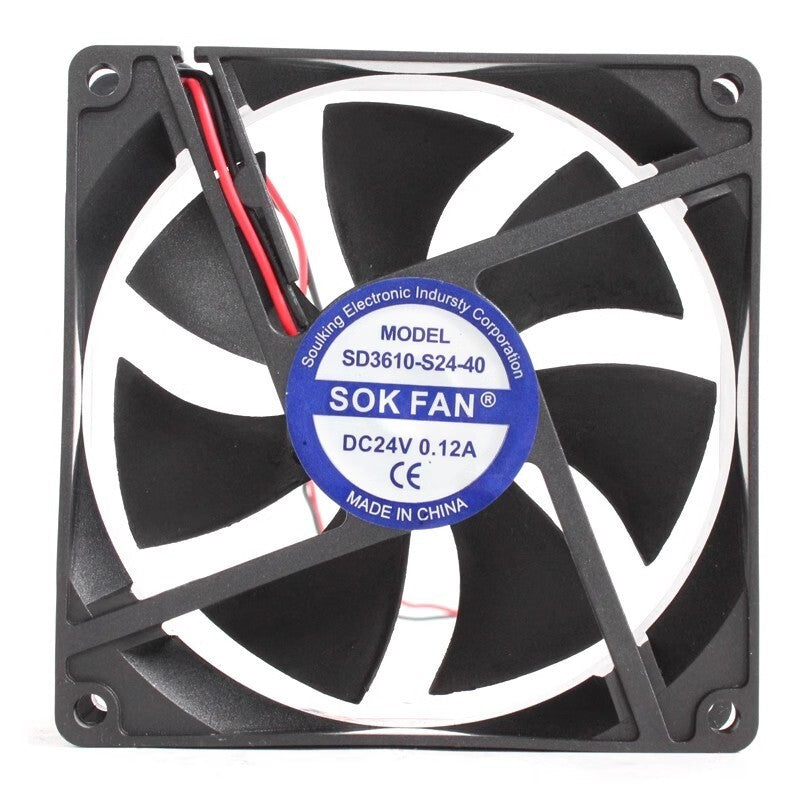 SOKFAN SD3610-S24-40 9225 24V 0.12A 2-wire inverter DC cooling fan
