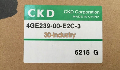 CKD 4GE239-00-E2C-3 DC24V Solenoid Valve for Efficient Operation - OMRON