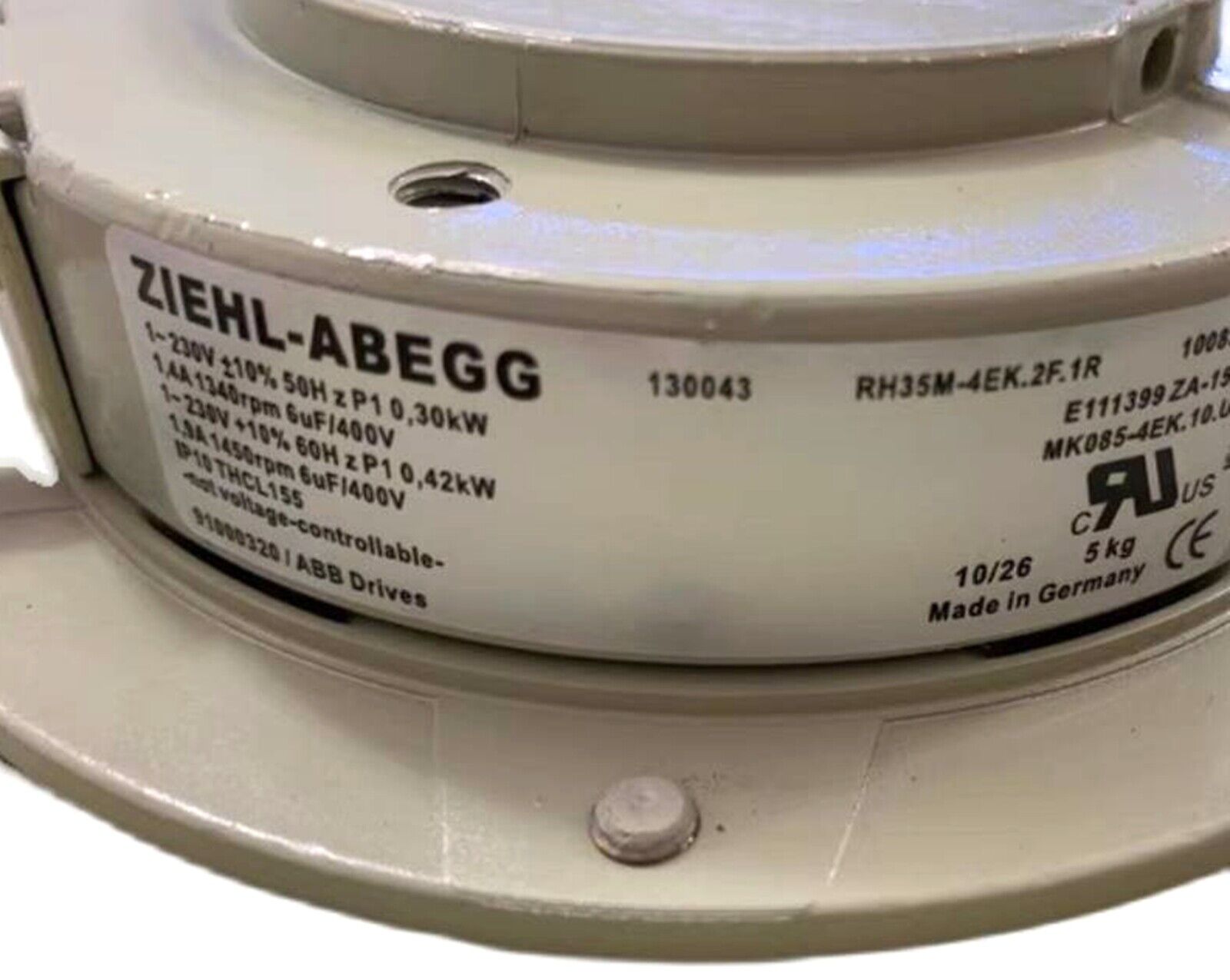 new  Ziehl-Abegg RH35M-4EK.2F.1R Centrifugal Fan AC 230V Ziehl-Abegg