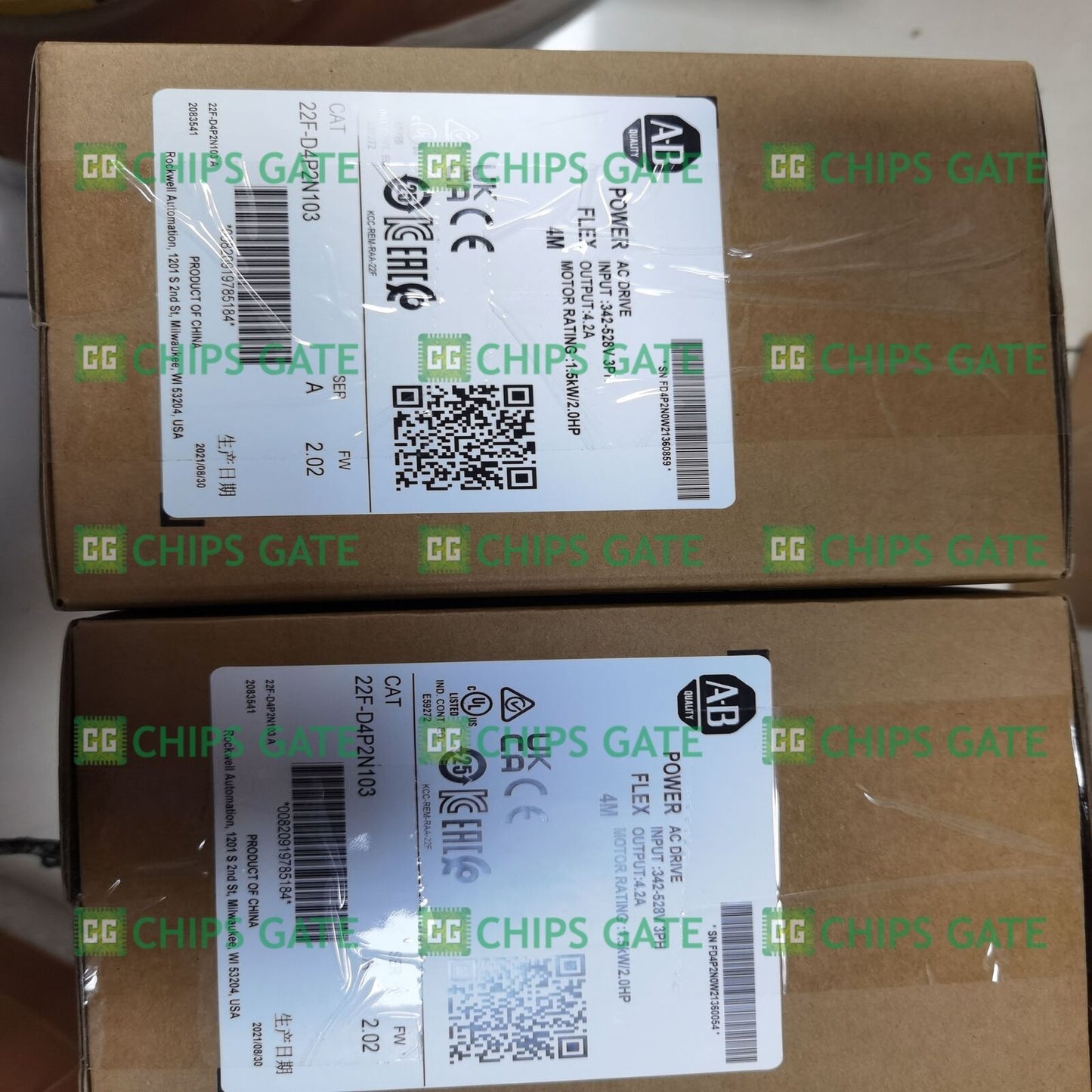 Allen-Bradley 22F-D4P2N103 PowerFlex AC Drive - ALLEN-BRADLEY