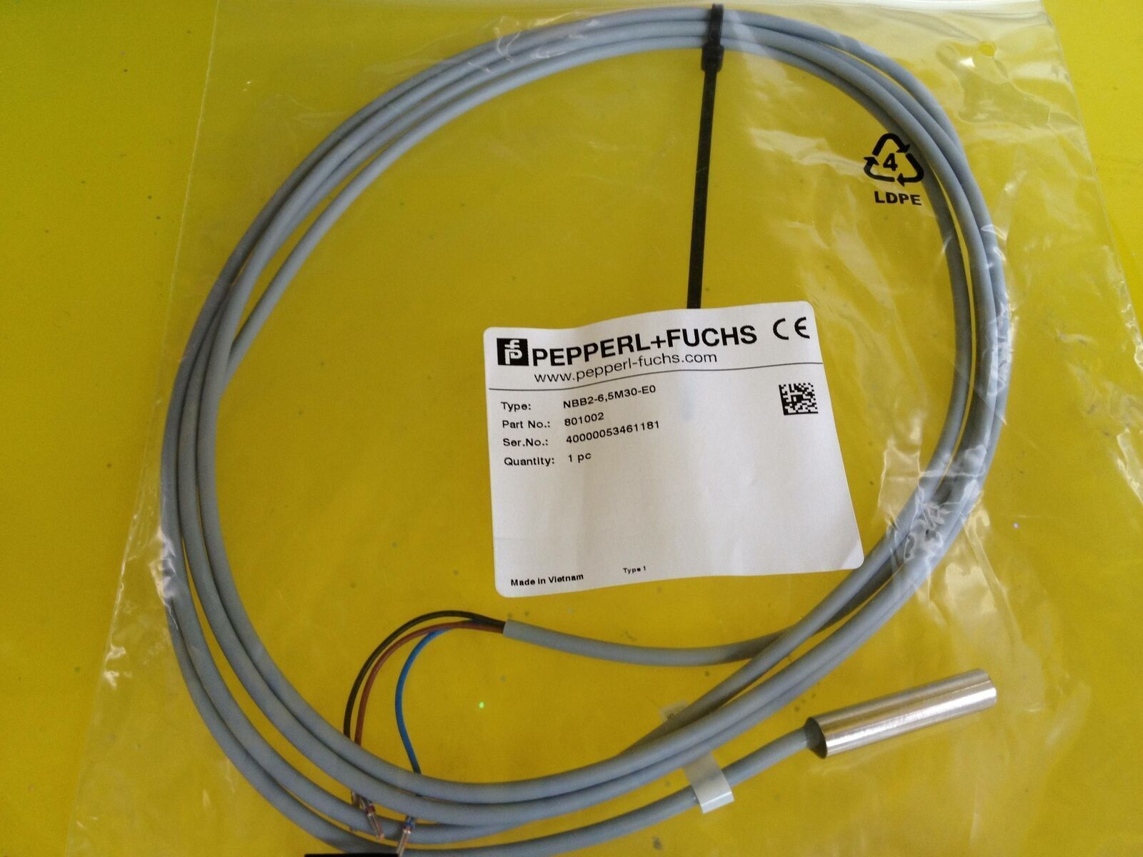 1PC Pepperl+fuchs NBB2-6.5M30-E0 Proximity Switch Fast Ship - PEPPERL+FUCHS