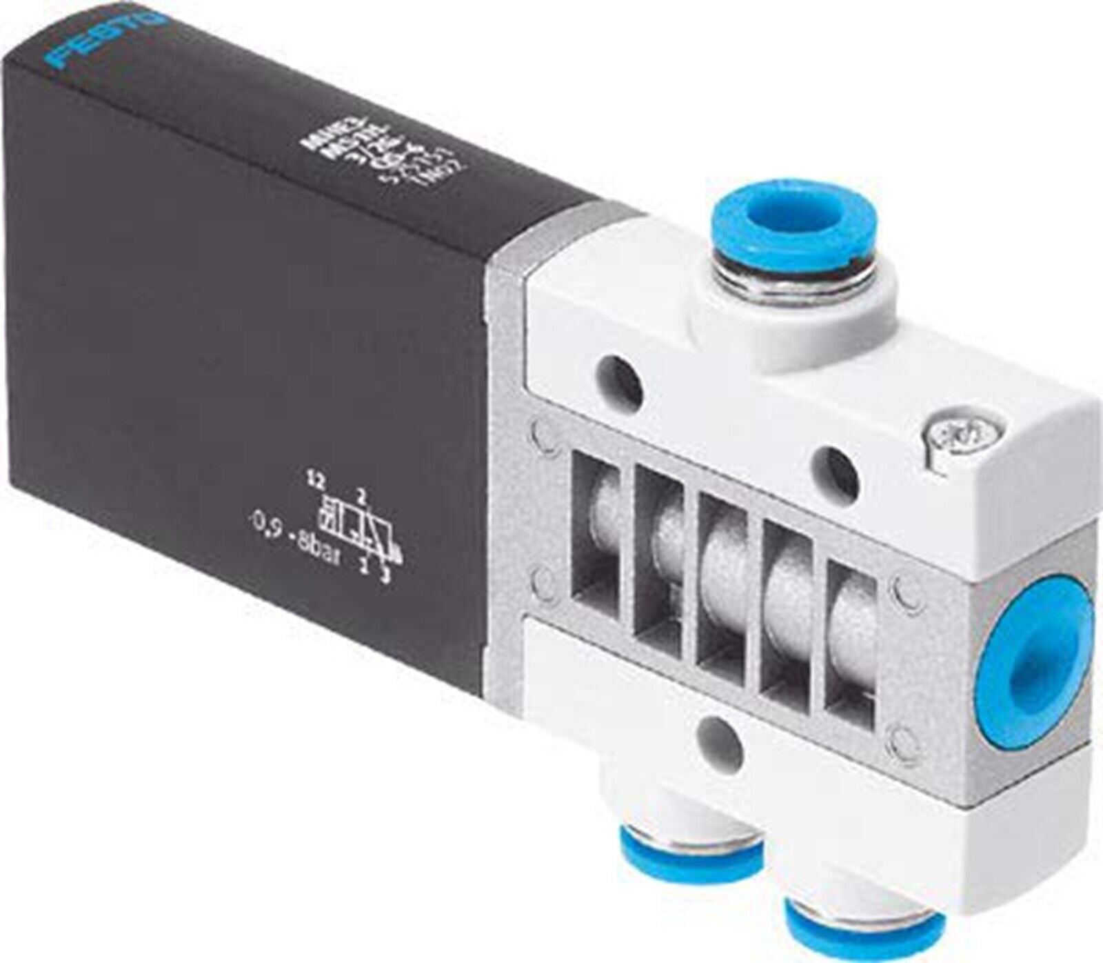 FESTO MHE3-MS1H-3/2G-QS-6 Solenoid Valve 21.6V-26.4V DC 6.5W - FESTO