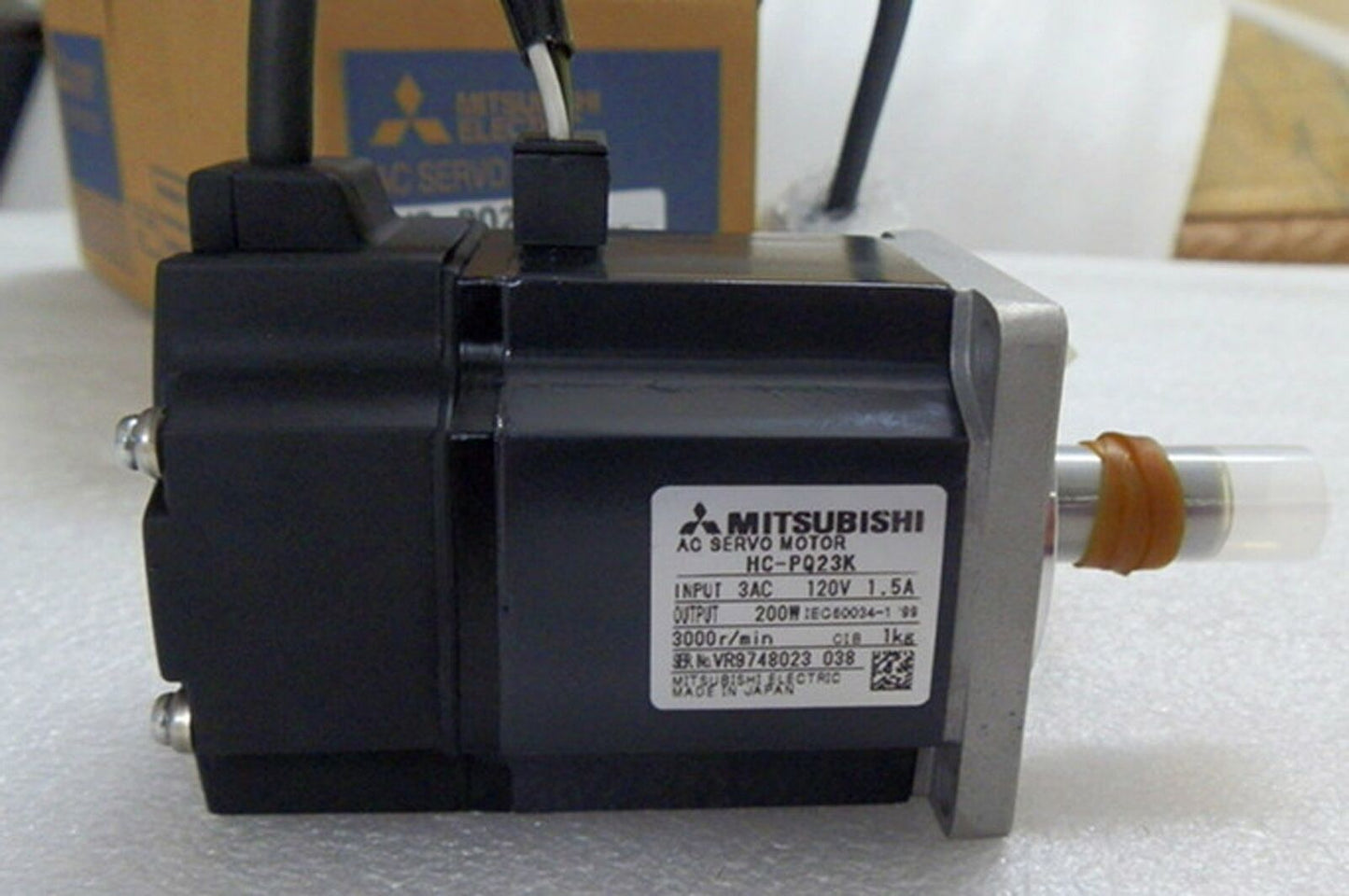 Mitsubishi servo motor HC-PQ23K – tested and reliable - MITSUBISHI