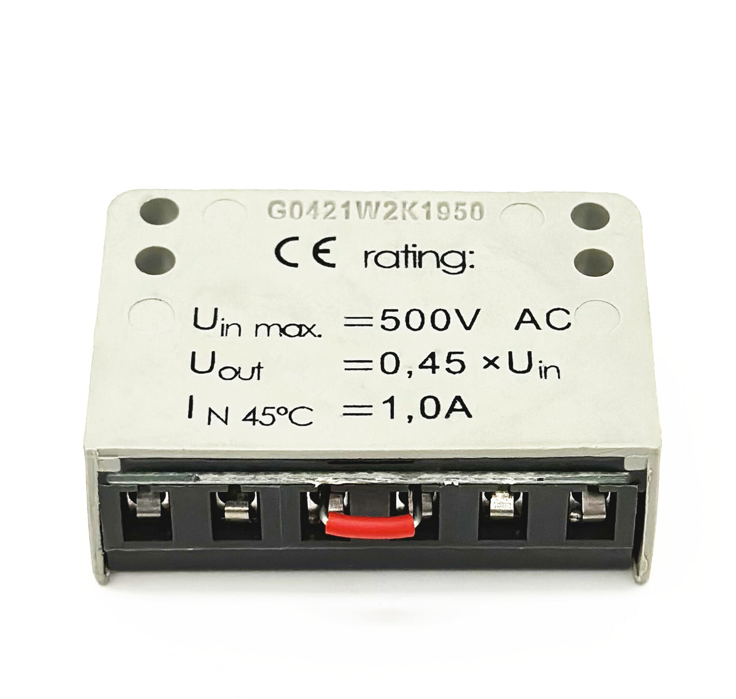 new KEB 04.91.010-CE07 Uin 500VAC 1,0A 0,45*Uin 50/60Hz Half-wave rectifier module