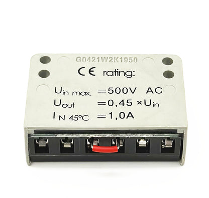 new KEB 04.91.010-CE07 Uin 500VAC 1,0A 0,45*Uin 50/60Hz Half-wave rectifier module