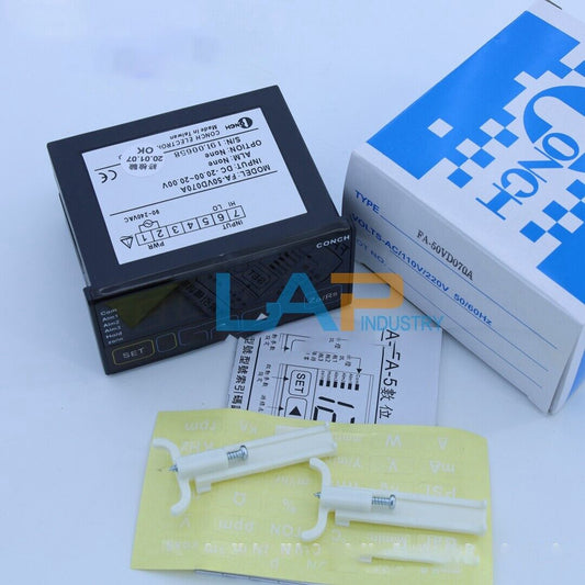 1PCS CONCH FA-50VD070A Digital Tachometer & Voltmeter - CONCH