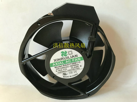 XINRUILIAN RAH1738B1-C 220-240V 50 60HZ 0.16 0.17A 17238 cooling fan