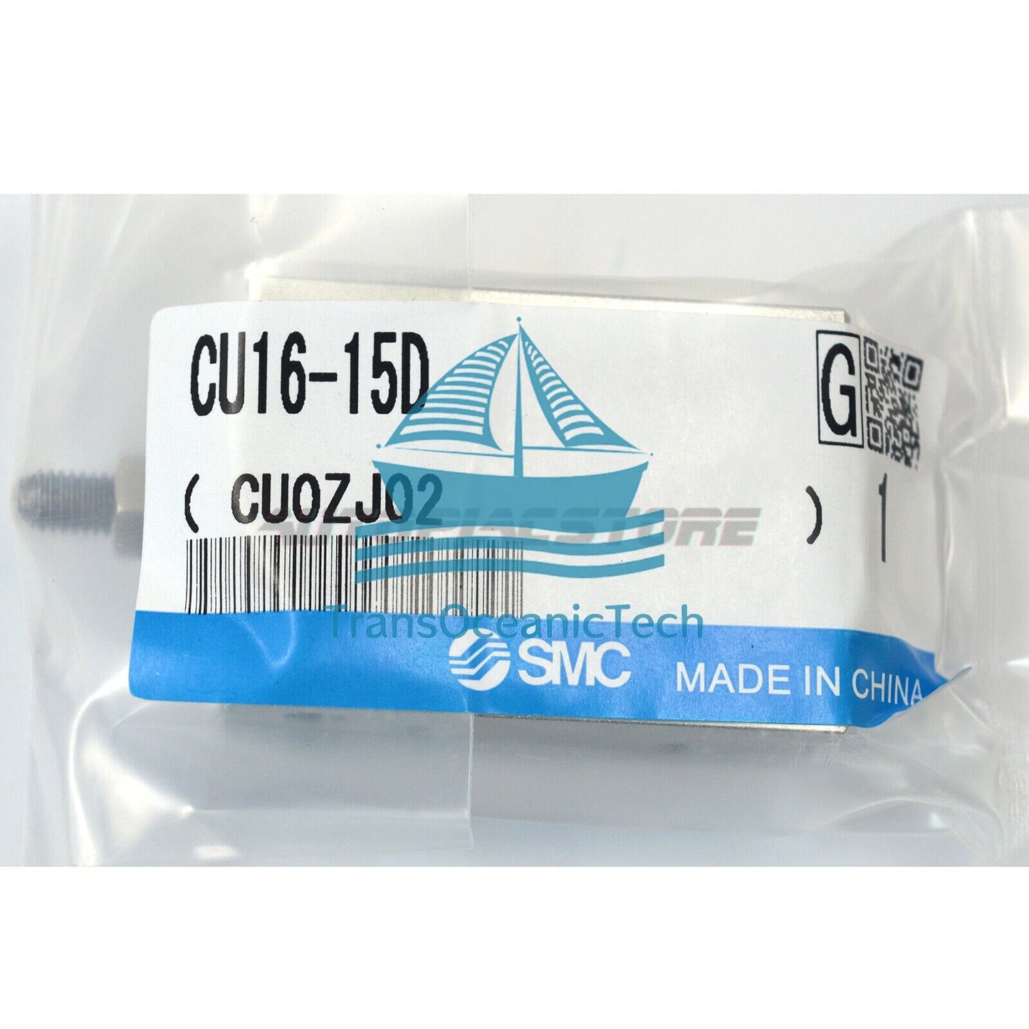 SMC CU16-15D Free Mount Cylinder Double Acting Single Rod Stroke 0.55mm 1PCS