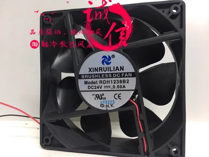 RUILIAN RDH1238B2 DC24V 0.60A 12CM 2-wire Inverter Cooling Fan