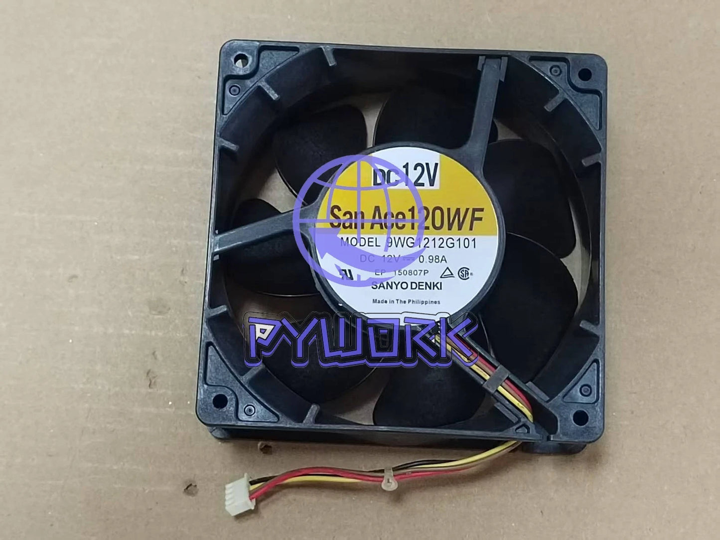 1PCS SANYO 12CM 9WG1212G101 12V 0.98A cooling equipment cooling fan~