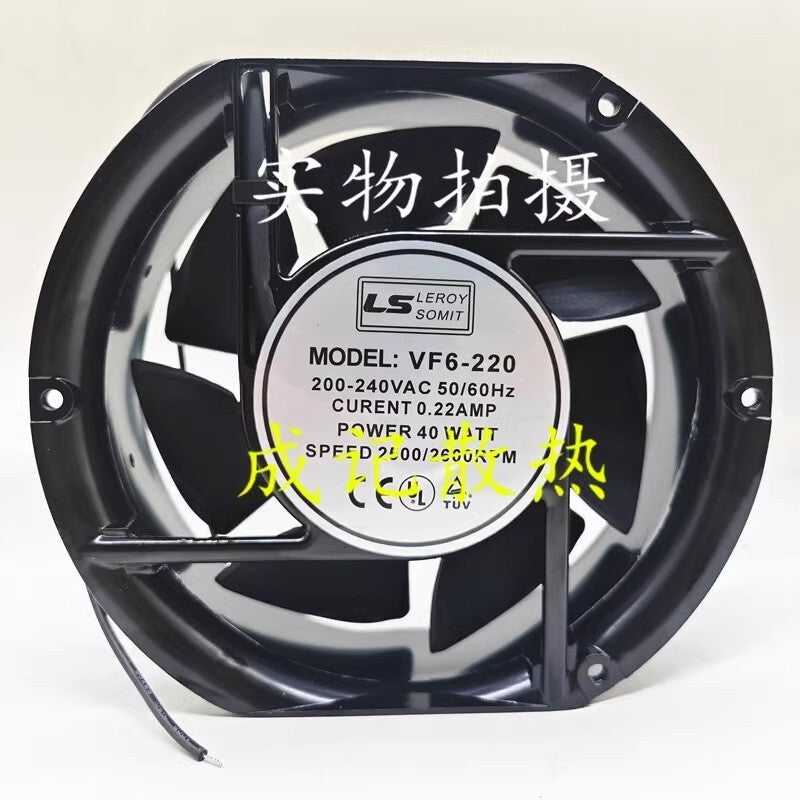 1PCS VF6-220 17251 AC200V-240V 0.22A 17CM Axial Inverter Cooling Fan