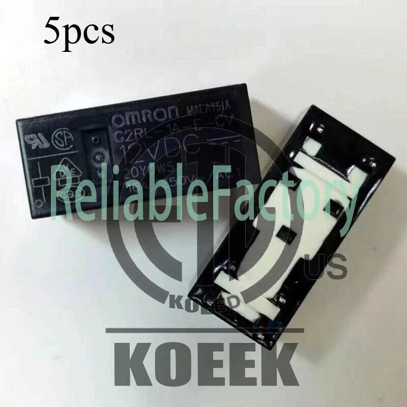 5PC DC12V 16A 250VAC 6-pin relay G2RL-1A-E-CV