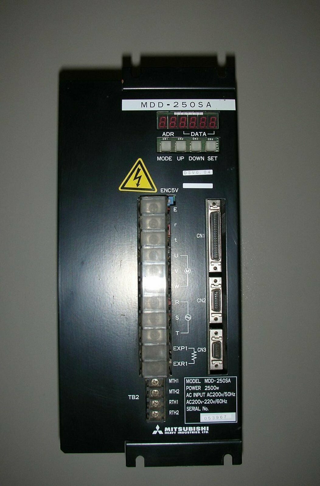 used ONE MDD-250SA MDD250SA Tested It in good condition - MITSUBISHI