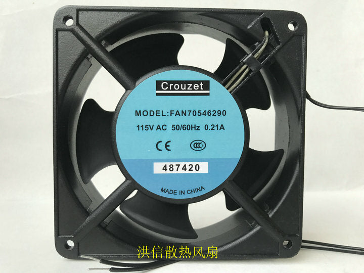 1pcs  Crouzet MODEL FAN70546290 115VAC-50/60Hz 0.21A high-end cooling fan