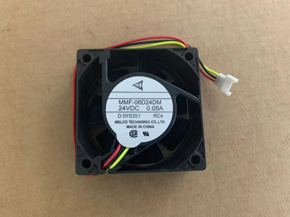 new MMF-06D24DM-RC4 24V 0.05A 6cm 6025 Yaskawa V7 inverter fan Mitsubishi IPC