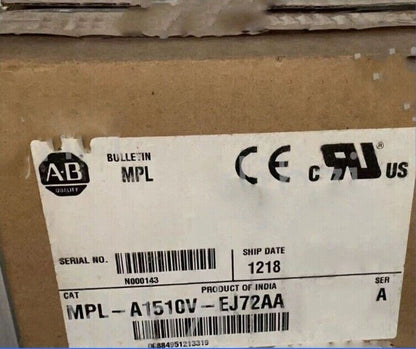 Allen Bradley MPL-A1510V-EJ72AA Servo Motor - ALLEN BRADLEY