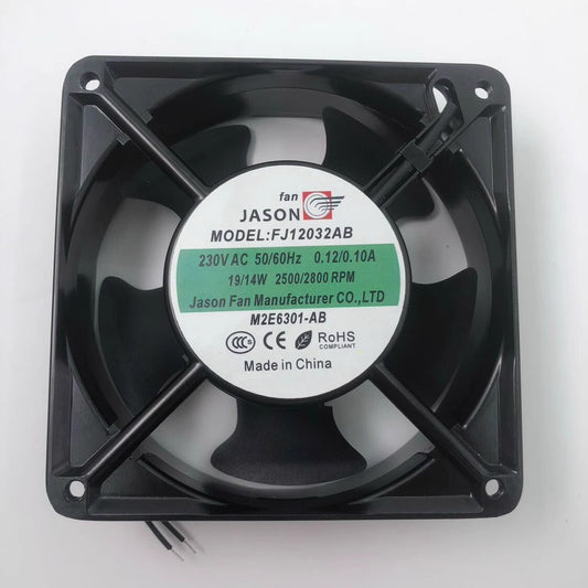 JASON FAN FJ12032AS 12038 AC230V 0.12/0.10A 19/14W 12CM Axial Cooling Fan