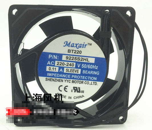 1pcs  Maxair BT220 9225B2HL 220V-240V 92 * 92 * 25mm AC fan
