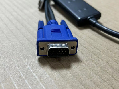 new for Dell server USB interface POD KVM cable KVM cable with cable 0UF366 UF366