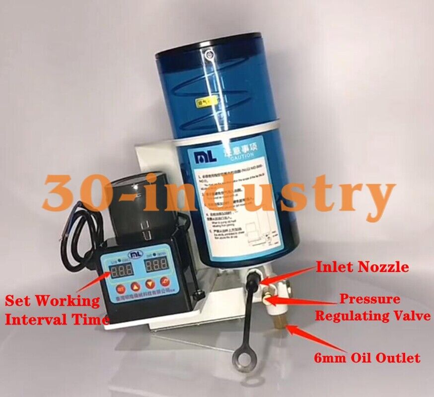 0.8L/2.0L Automatic Grease Pump - CNC 15W 24V/240V Lubricator - KOEED