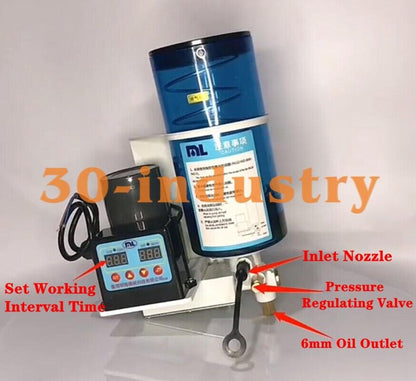 0.8L/2.0L Automatic Grease Pump - CNC 15W 24V/240V Lubricator - KOEED