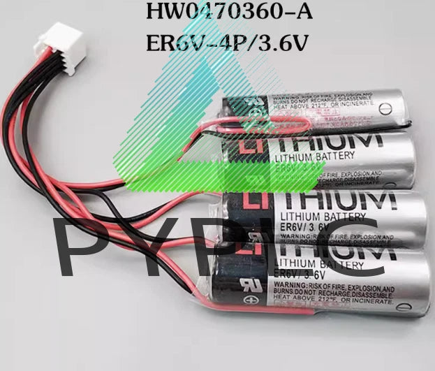 YASKAWA HW0470360-A LS14500C13 ER6V/3.6V Battery Pack For Motoman Robot 149689-1