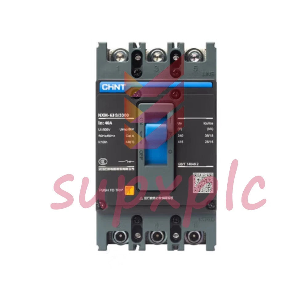 CHNT Moulded Case Circuit Breaker MCCB NXM-63S/3300-40A 3P
