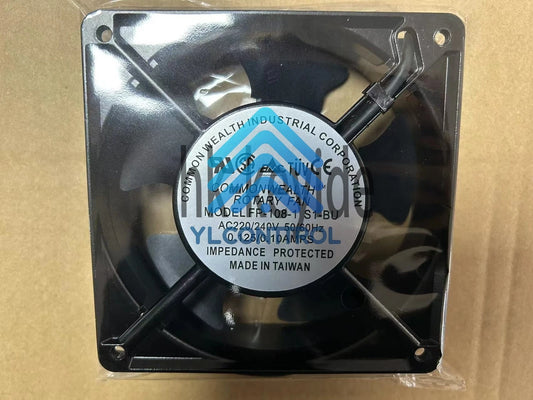 1PCS COMMONWEALTH Rotary Fan FP-108-1 S1BU AC 220V 12038 12CM 2 Wire