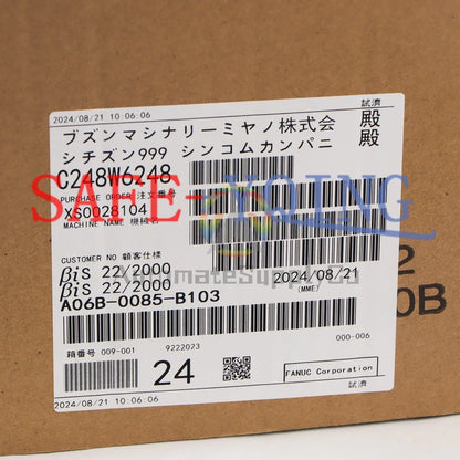 1PCS Fanuc Servo Motor A06B-0085-B103