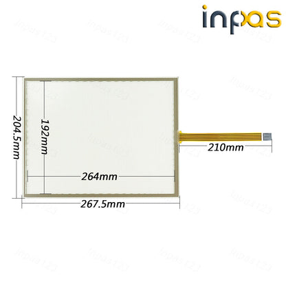 new For 6AV6644-0AA01-2AX0 Touch screen 6AV6 644-0AA01-2AX0 + Protective Flim - KOEED